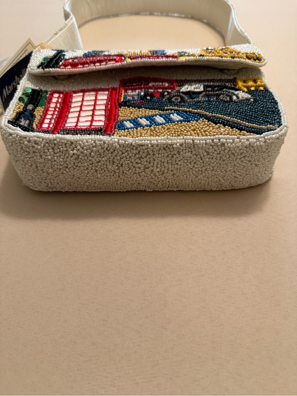 New Release India Beaded Bag London Scene - Picture 8 of 10